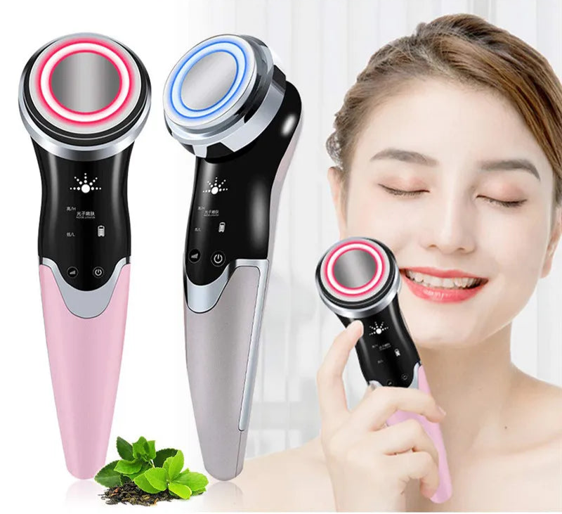 USB Skin Rejuvenation Ion Technology Beauty EMS Equipment For Facial Cleansing Skin Rejuvenation Massager - The Prime Shop