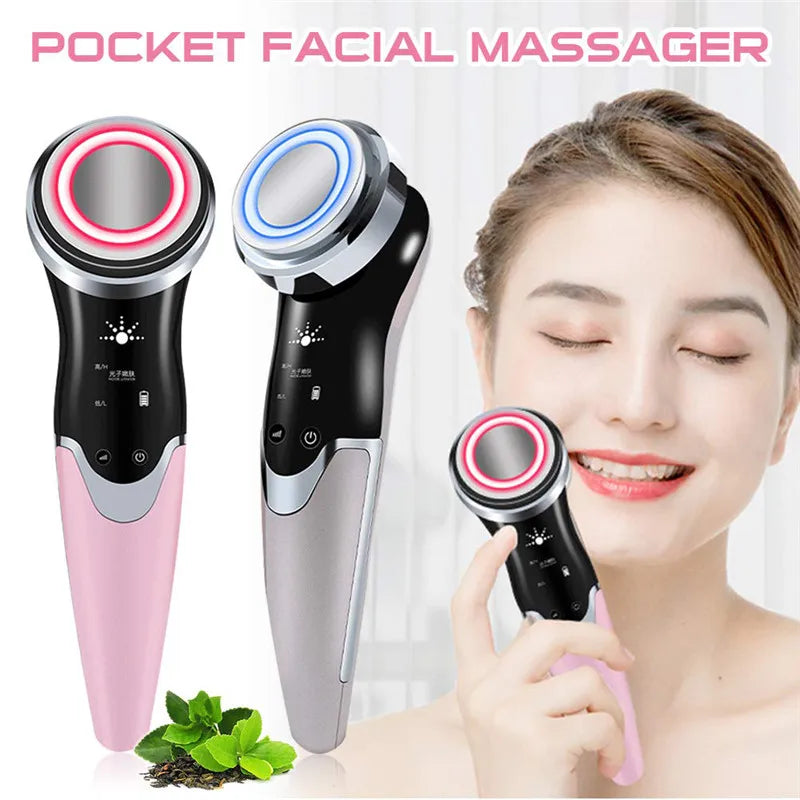 USB Skin Rejuvenation Ion Technology Beauty EMS Equipment For Facial Cleansing Skin Rejuvenation Massager - The Prime Shop