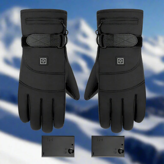 Heated Gloves for Winter – 3.7V Rechargeable Battery Electric Hand Warmers for Skiing, Fishing, Cycling - The Prime Shop