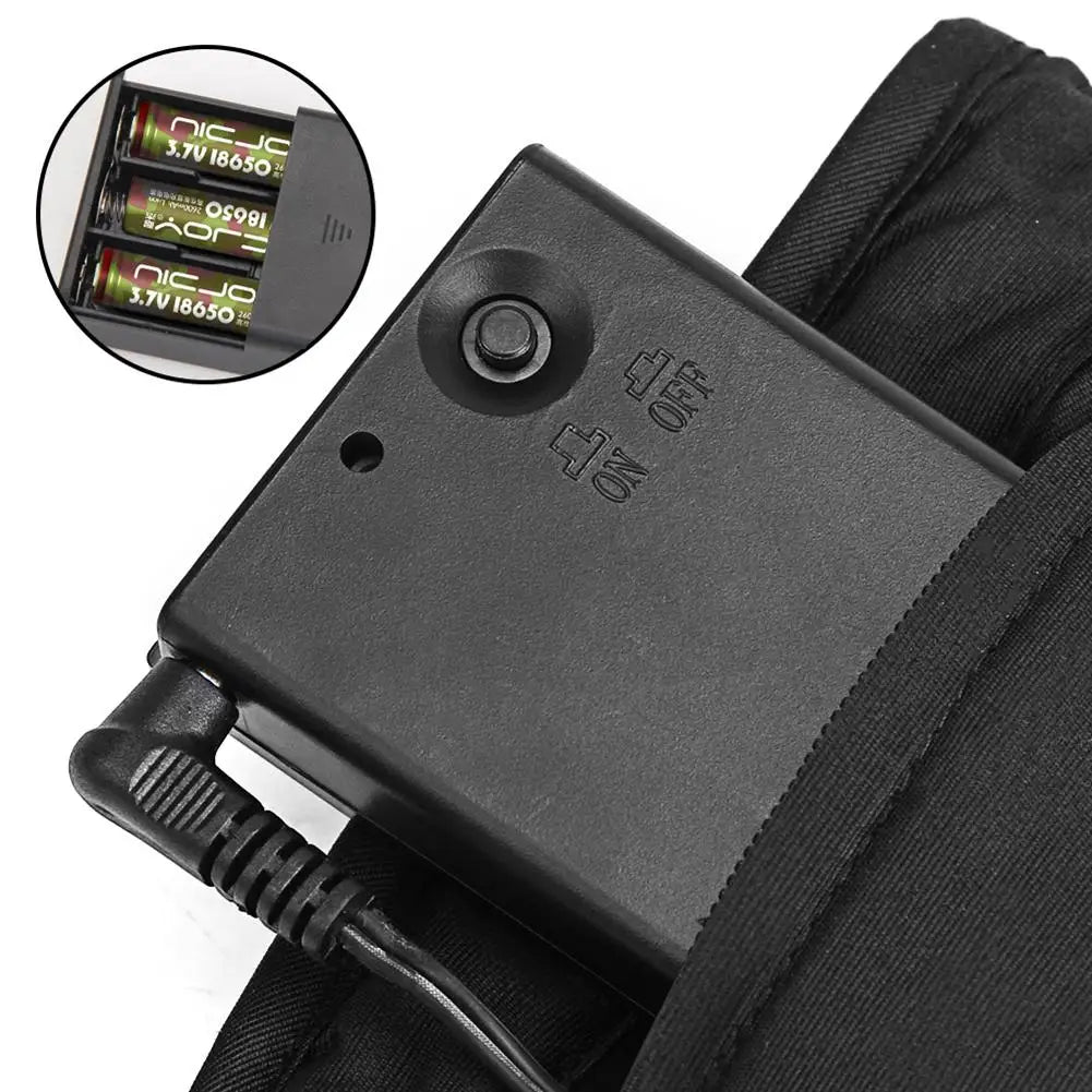 Heated Gloves for Winter – 3.7V Rechargeable Battery Electric Hand Warmers for Skiing, Fishing, Cycling - The Prime Shop
