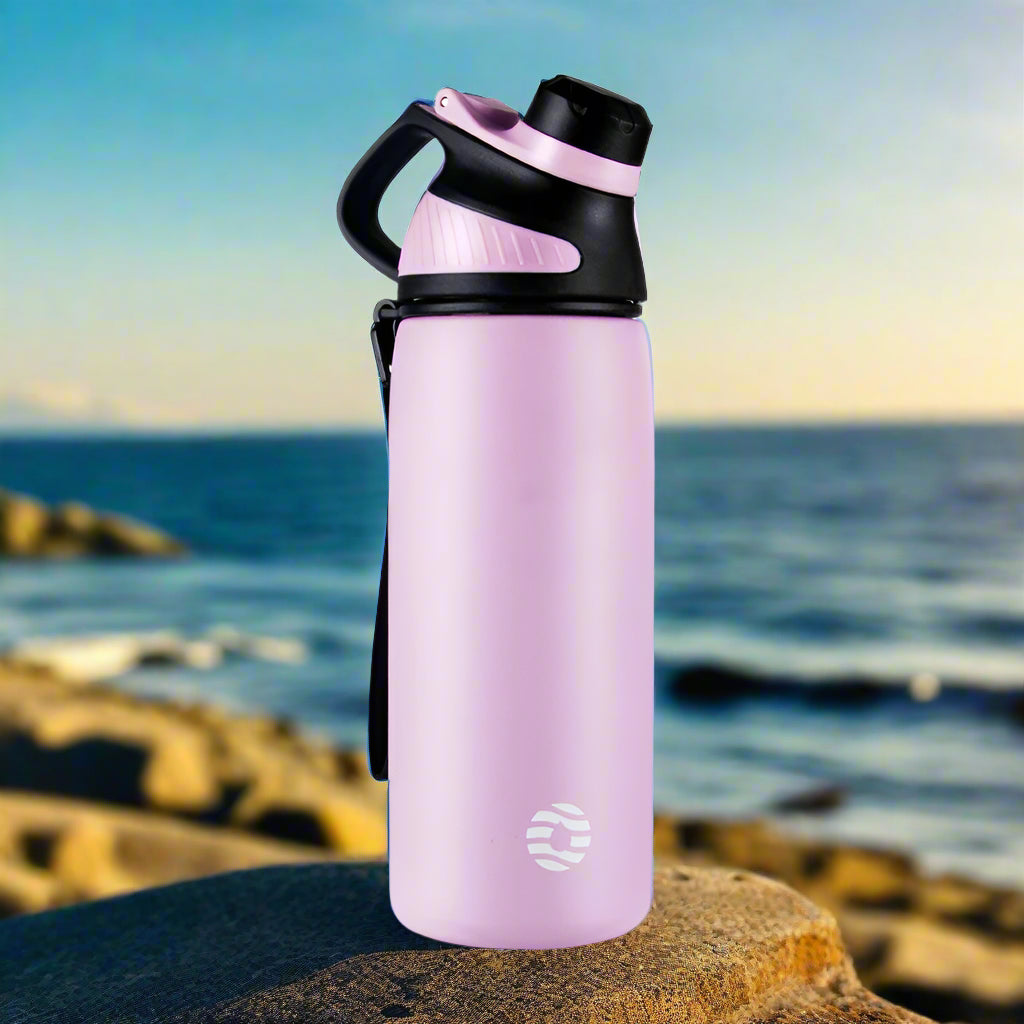 Insulated Stainless Steel Thermos – Magnetic Lid, Keeps Drinks Cold for Outdoor Sports