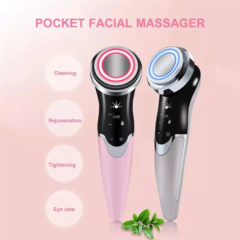 USB Skin Rejuvenation Ion Technology Beauty EMS Equipment For Facial Cleansing Skin Rejuvenation Massager - The Prime Shop