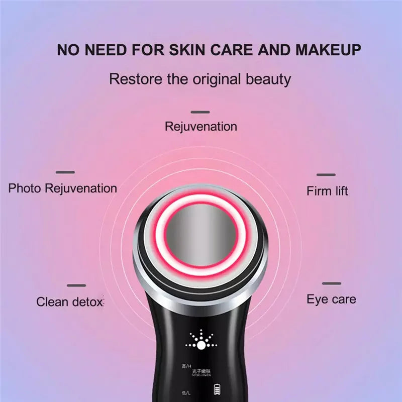 USB Skin Rejuvenation Ion Technology Beauty EMS Equipment For Facial Cleansing Skin Rejuvenation Massager - The Prime Shop