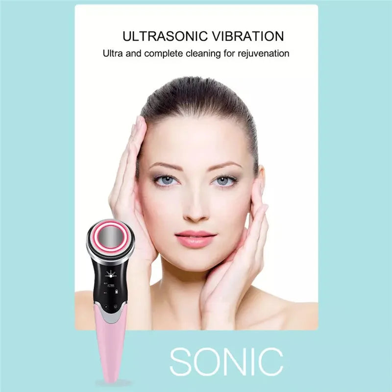 USB Skin Rejuvenation Ion Technology Beauty EMS Equipment For Facial Cleansing Skin Rejuvenation Massager - The Prime Shop