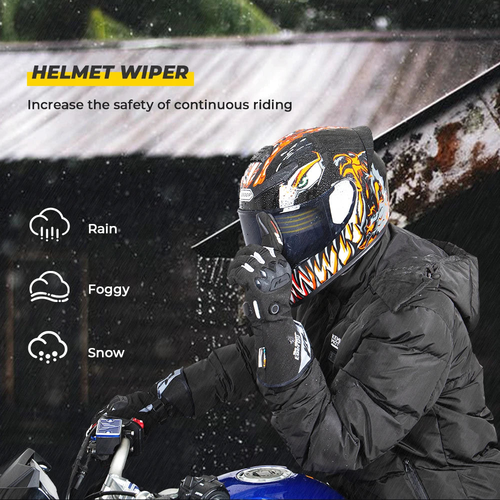 Heated Motorcycle Gloves – Waterproof, Touch Screen, Electric Thermal Gloves for Winter Sports - The Prime Shop