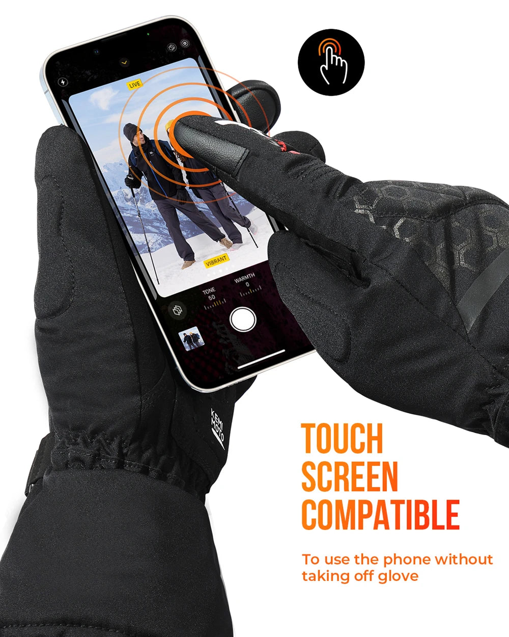 Heated Motorcycle Gloves – Waterproof, Touch Screen, Electric Thermal Gloves for Winter Sports - The Prime Shop