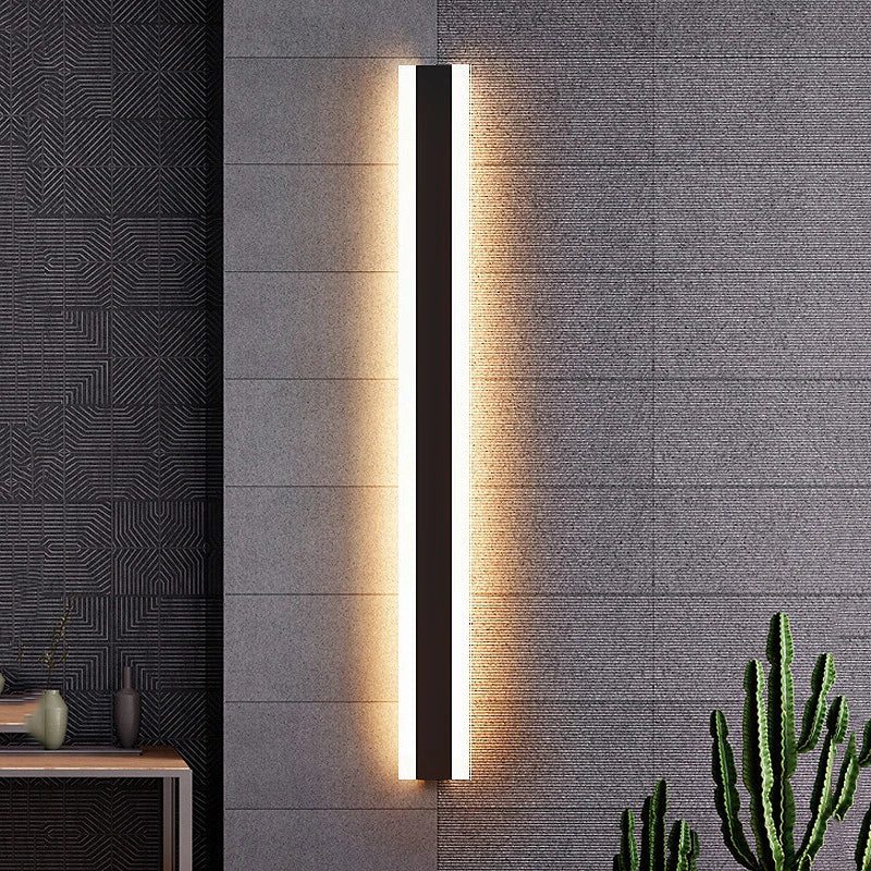 Modern Waterproof LED Wall Lamp – Outdoor Aluminum Strip Light, IP65 Garden Porch Sconce - The Prime Shop