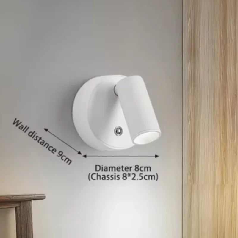 LED Magnetic Type-C Rechargeable Wall Light – Wireless, No Wiring, Spotlight - The Prime Shop