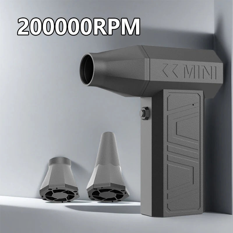 Powerful Air Blower Vacuum Dust Cleaner Type-C Charging Strong Winds Brushless