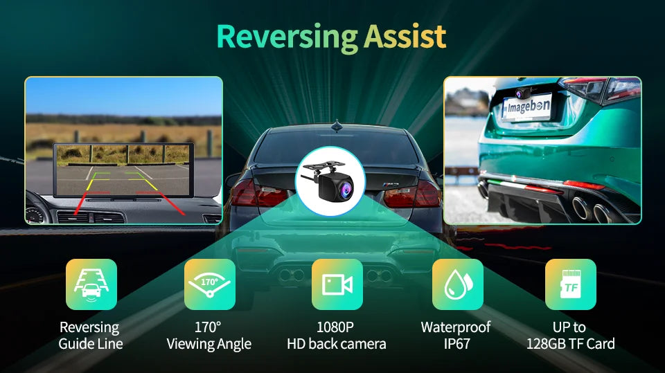 Dash Cam – 11.3" 4K High-Resolution Car Video Recorder with Advanced Features - The Prime Shop