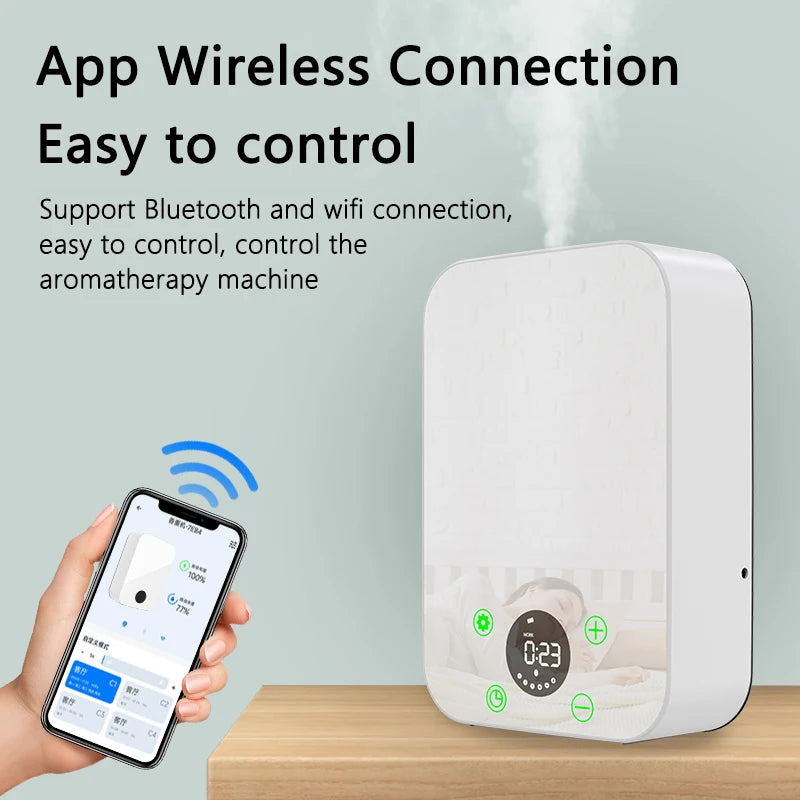 Electric Aroma Nebulizer – Wall-Mountable Scent Diffuser for Home, Hotels & Gyms