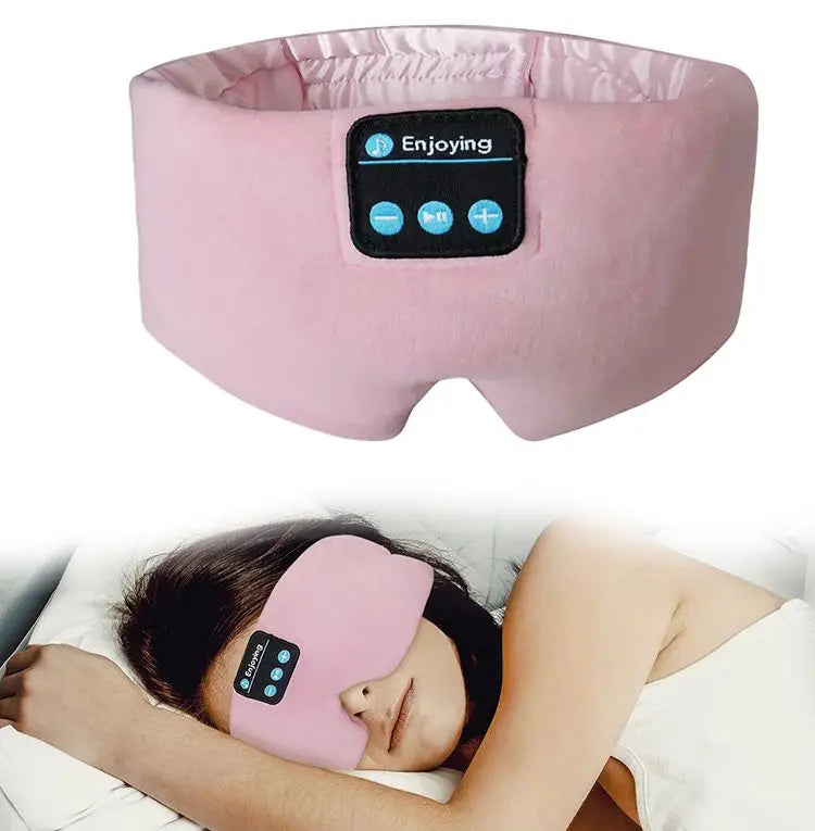 Eye Mask with Bluetooth Headphones – Adjustable Music Sleep Mask for Comfort and Insomnia - The Prime Shop