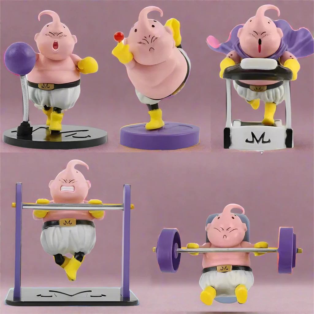 Dragon Ball Z Majin Buu Fitness Action Figures – Collectible Anime Toys Set - The Prime Shop