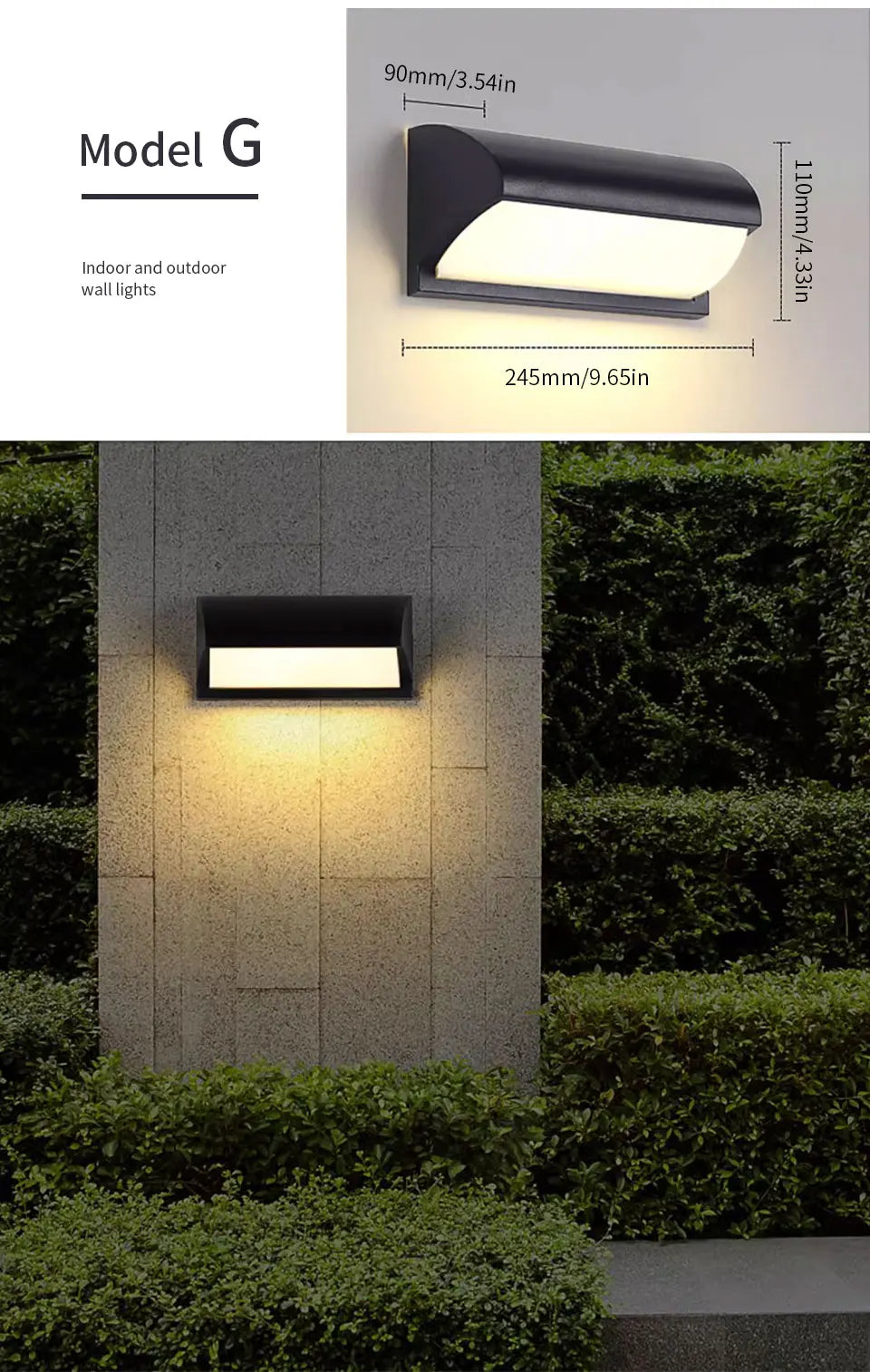 LED Outdoor Wall Light with Motion Sensor – Waterproof, Modern, 16W/10W - The Prime Shop