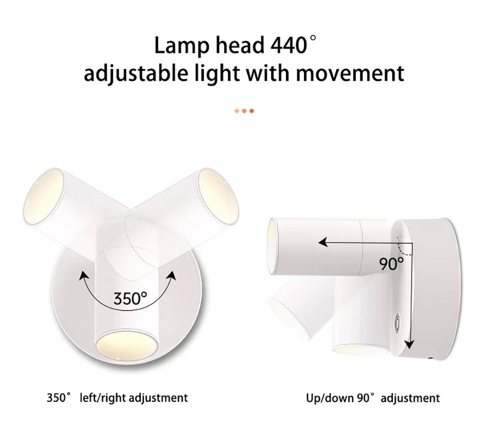Magnetic LED Wall Lamp – Wireless, Removable, No Wiring, Home Decoration - The Prime Shop