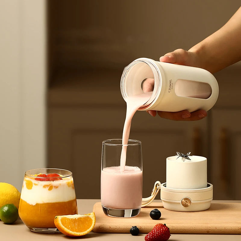 Electric Portable Blender 350ml – USB Rechargeable Juicer for Smoothies and Juices - The Prime Shop