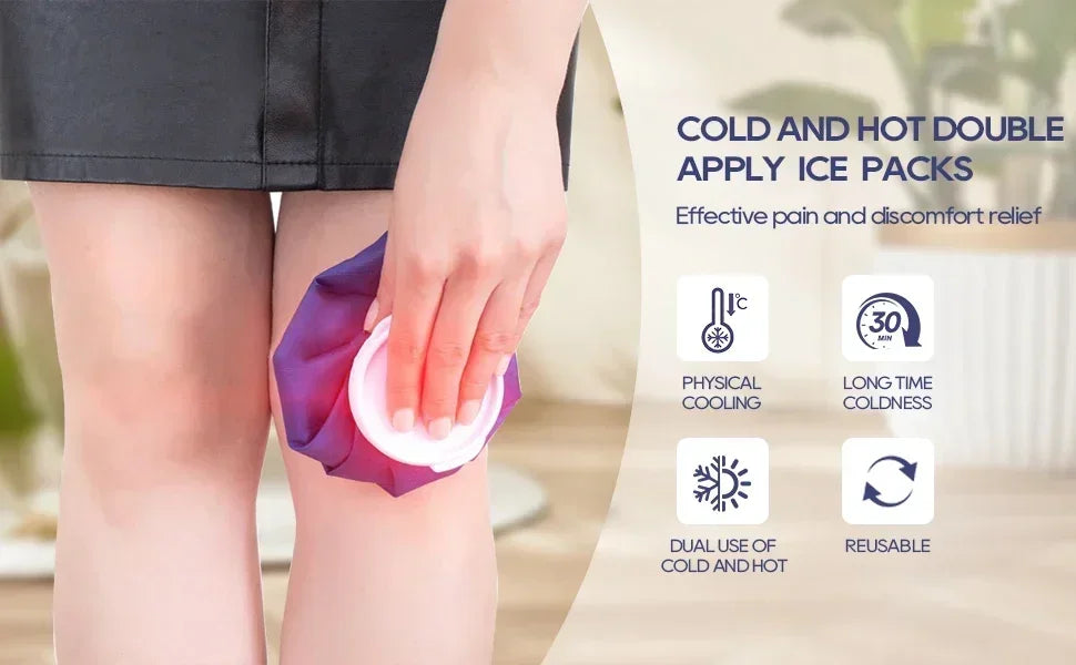Reusable Ice Pack for Injuries, Swelling, Headaches, Sports, and Breastfeeding Relief