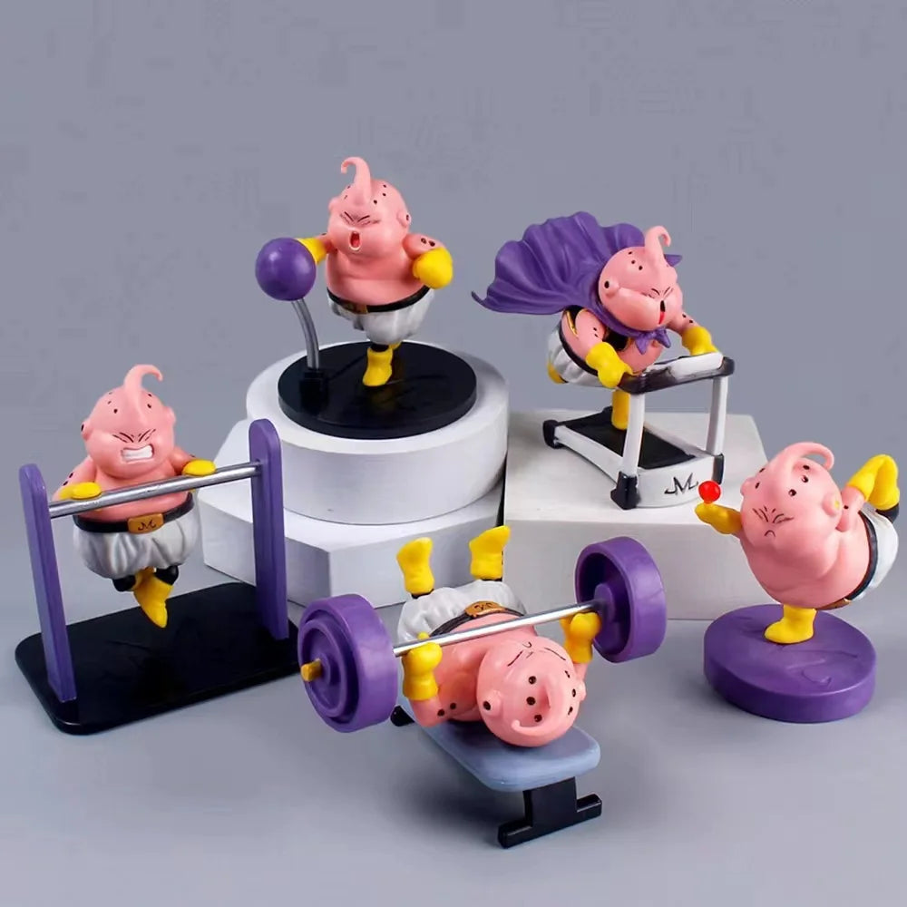Dragon Ball Z Majin Buu Fitness Action Figures – Collectible Anime Toys Set - The Prime Shop