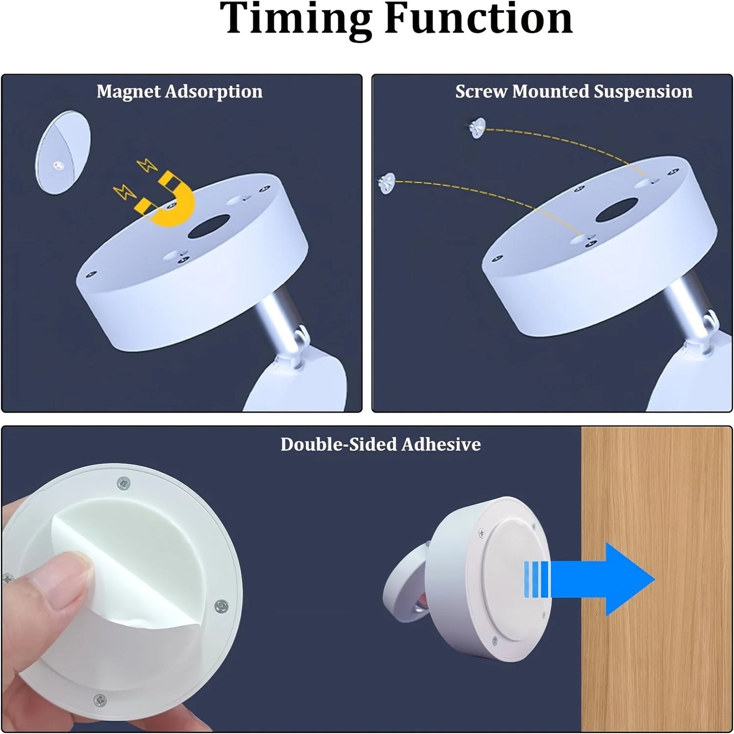 Cordless RGB Cat's Eye LED Wall Lamp – Dimmable Remote Control Night Light for Staircase - The Prime Shop