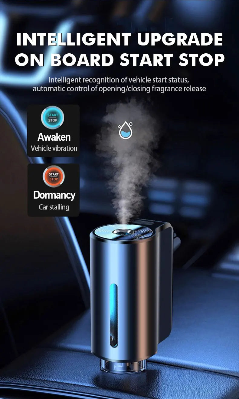 Electric Car Aroma Diffuser – Air Vent Humidifier & Mist Freshener for Odor Removal & Aromatherapy