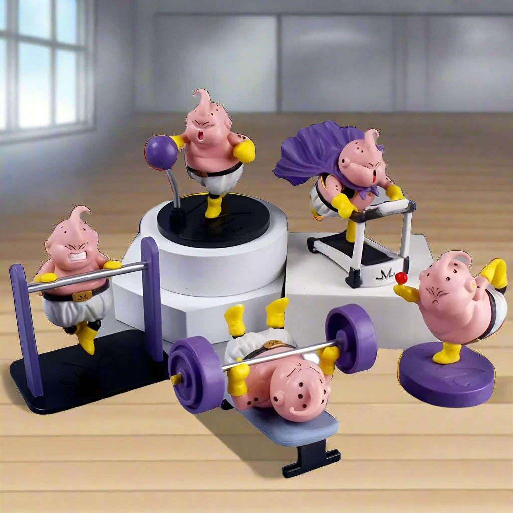 Dragon Ball Z Majin Buu Fitness Action Figures – Collectible Anime Toys Set - The Prime Shop