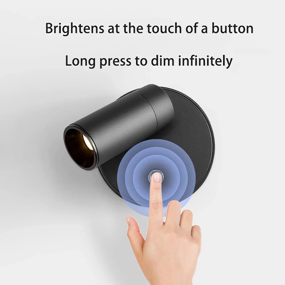 Magnetic LED Wall Lamp – Wireless, Removable, No Wiring, Home Decoration - The Prime Shop