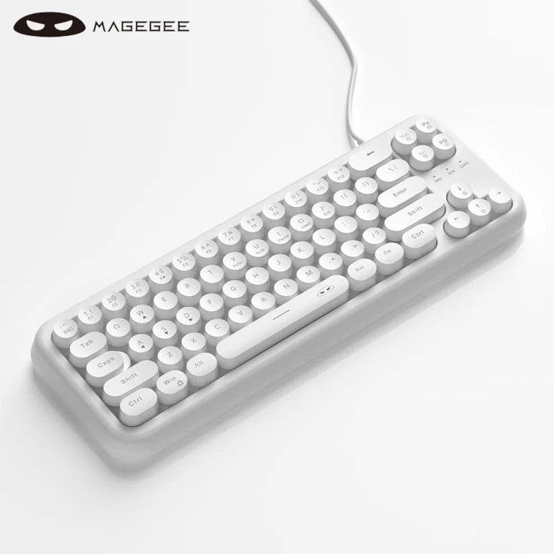 Mini Gaming Keyboard – RGB Backlit, 61-Key Compact, Waterproof & Ergonomic TS91 Design