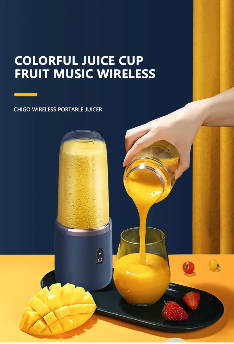 Xiaomi Double Cup Portable Blender - USB Rechargeable for Juices, Smoothies & Milkshakes - The Prime Shop