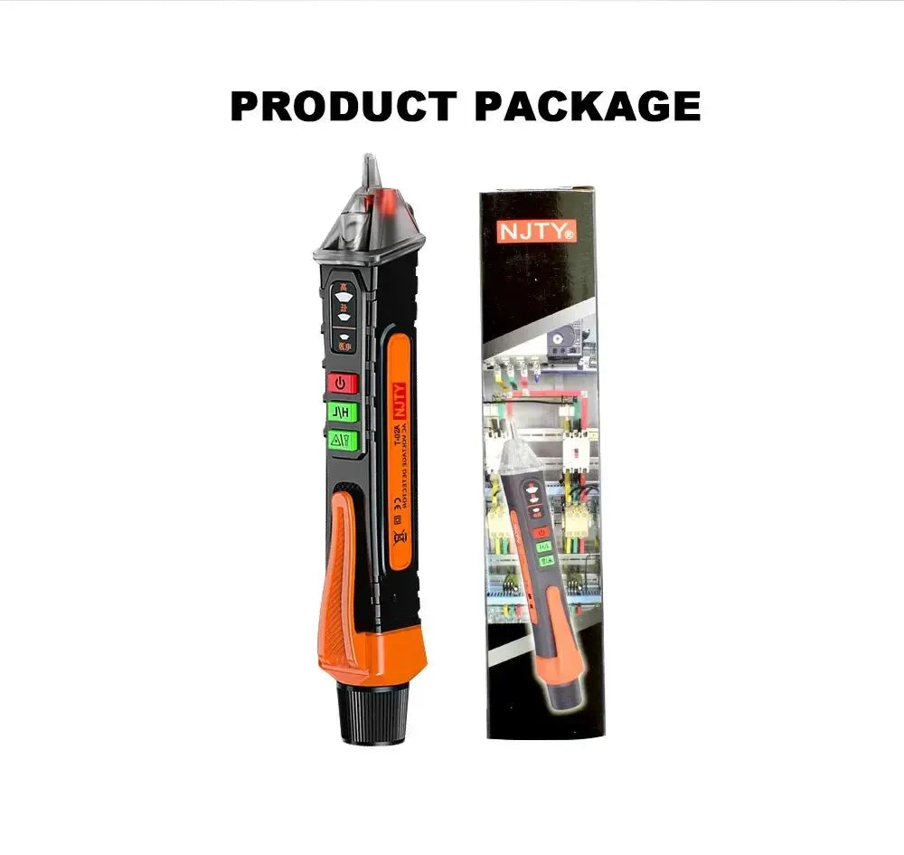 Non-Contact Voltage Tester Pen, Smart AC Detector 12-1000V with Breakpoint Finder