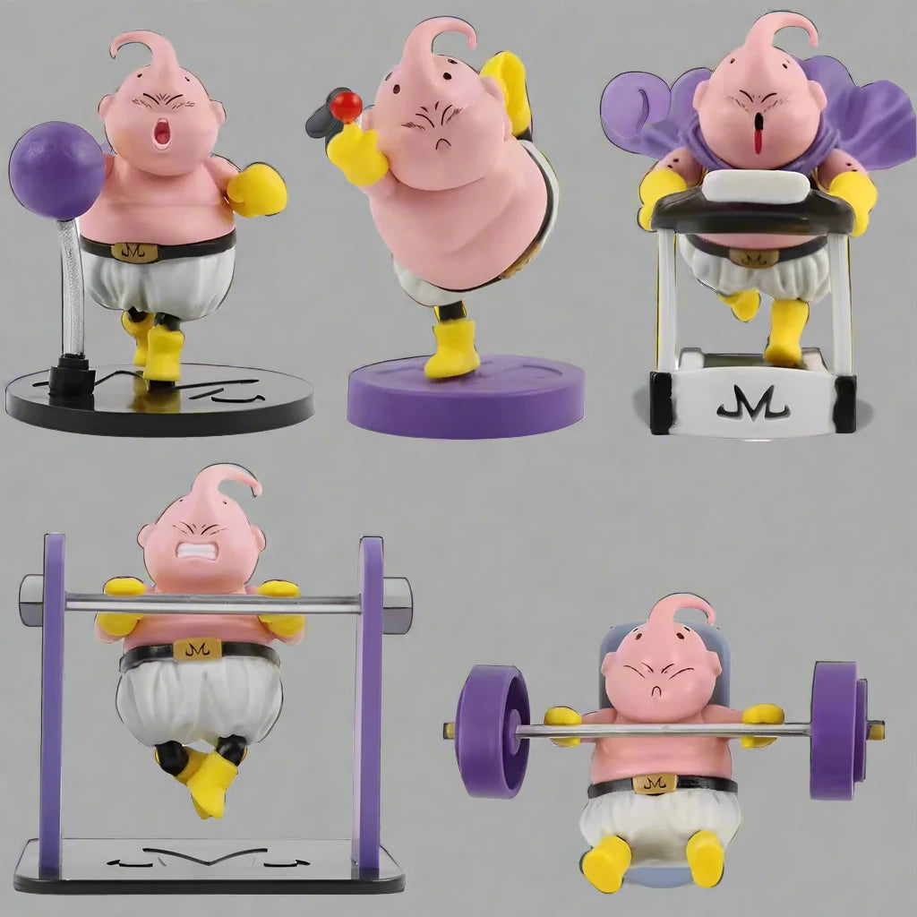 Dragon Ball Z Majin Buu Fitness Action Figures – Collectible Anime Toys Set - The Prime Shop