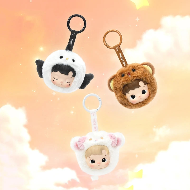 Authentic Hacipupu Constellation Series – Cute Vinyl Keychain Pendant Gift - The Prime Shop