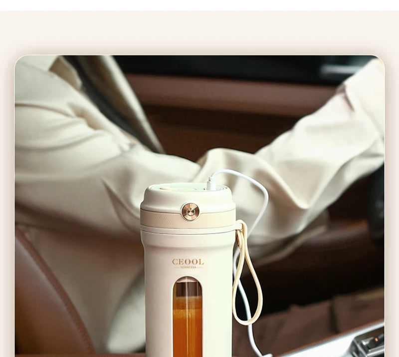 Electric Portable Blender 350ml – USB Rechargeable Juicer for Smoothies and Juices - The Prime Shop