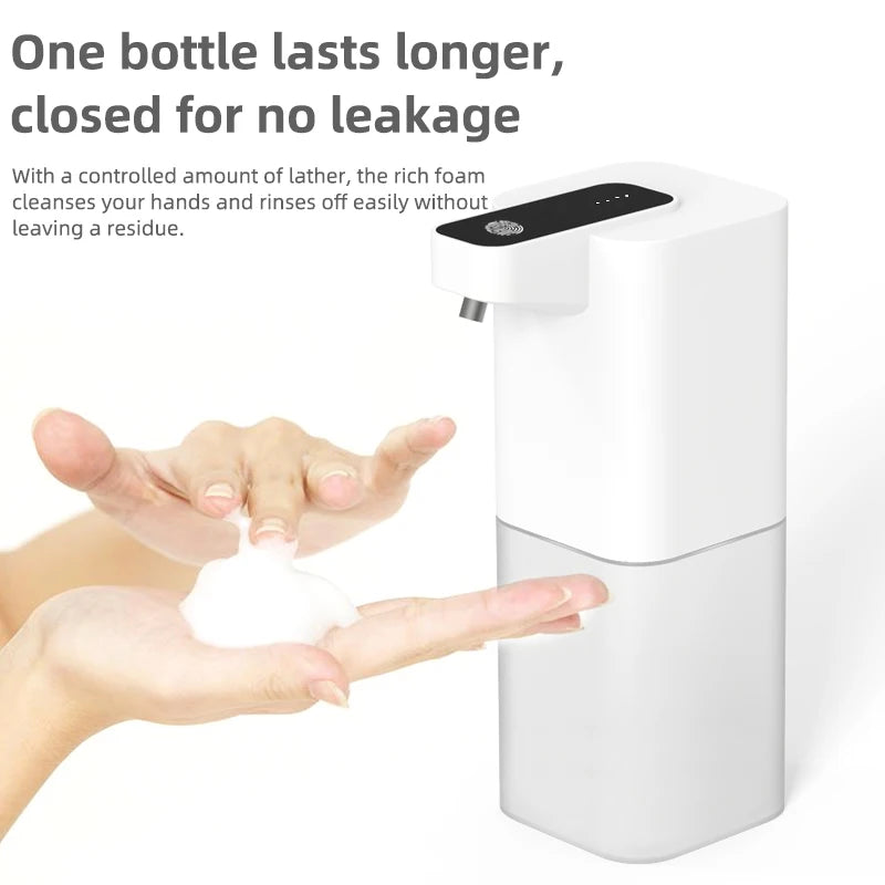 Automatic Infrared Soap Dispenser – Touchless, USB Rechargeable Foaming Sanitizer for Home & Bathrooms