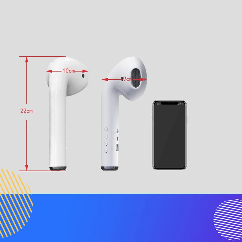Oversized Giant Bluetooth Headset Speaker for AirPods Pro Wireless Audio Soundbar Gift