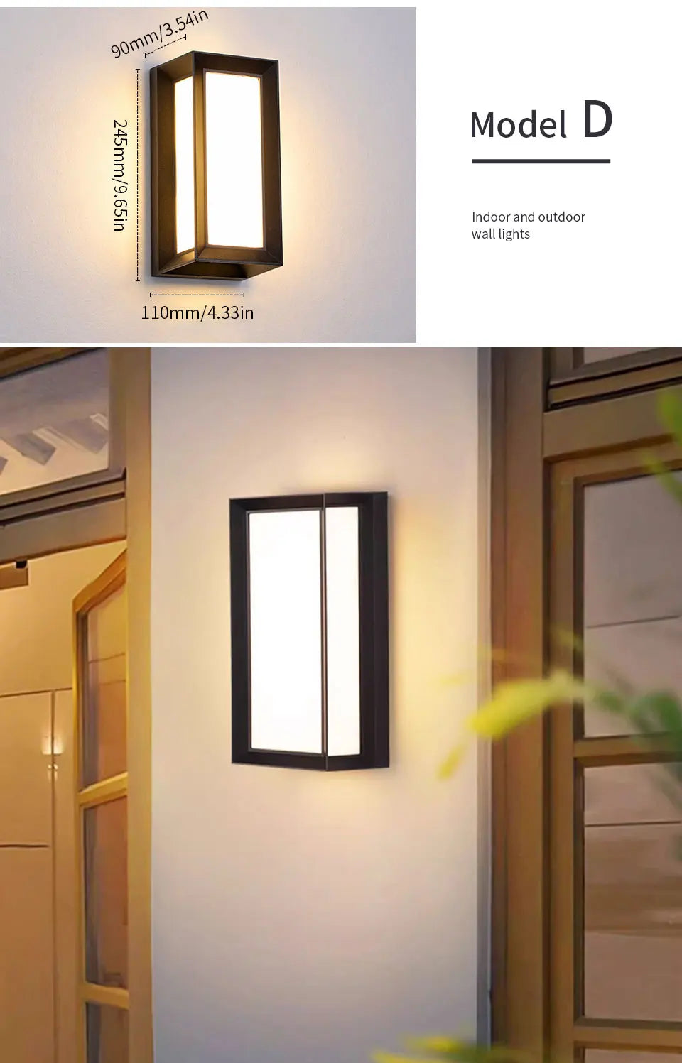 LED Outdoor Wall Light with Motion Sensor – Waterproof, Modern, 16W/10W - The Prime Shop