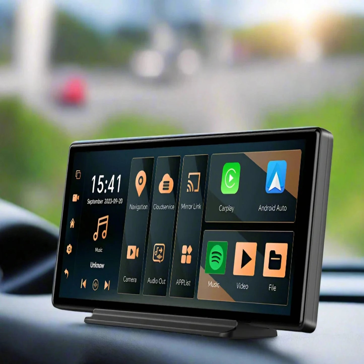 4G Dual Lens 10.26" Dash Cam – Android 13, GPS, CarPlay - The Prime Shop