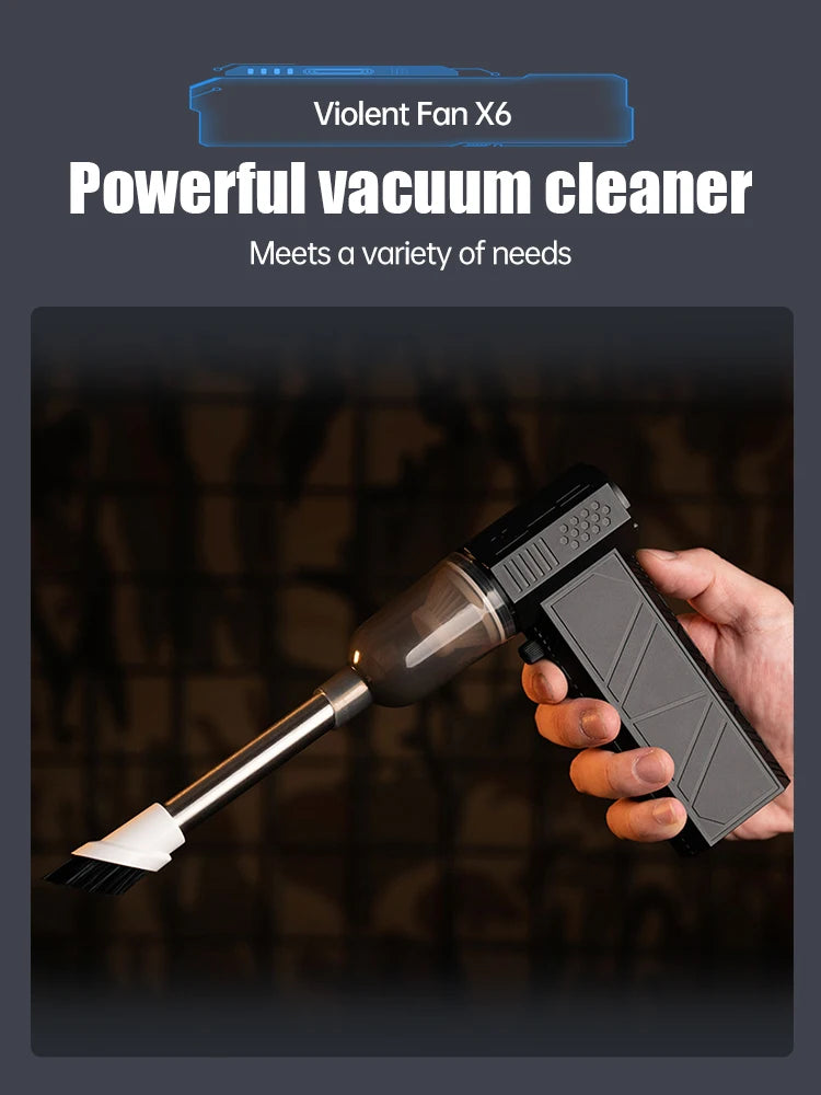 X6 140000RPM Powerful Air Blower – Type-C Rechargeable Turbo Jet Vacuum Dust Cleaner