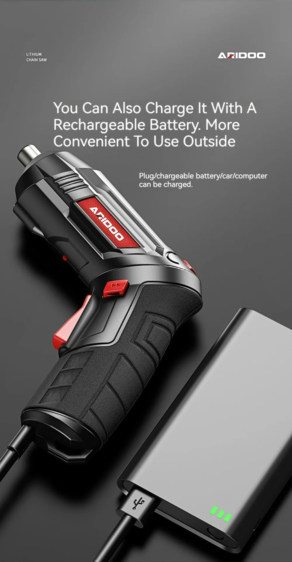 Portable Electric Screwdriver – Compact, Rechargeable Tool for Easy DIY Projects - The Prime Shop