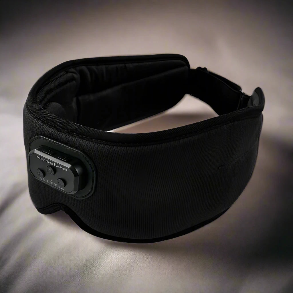 Bluetooth Sleep Mask with White Noise and Mic – Relaxing, Comfortable Sleep Solution - The Prime Shop