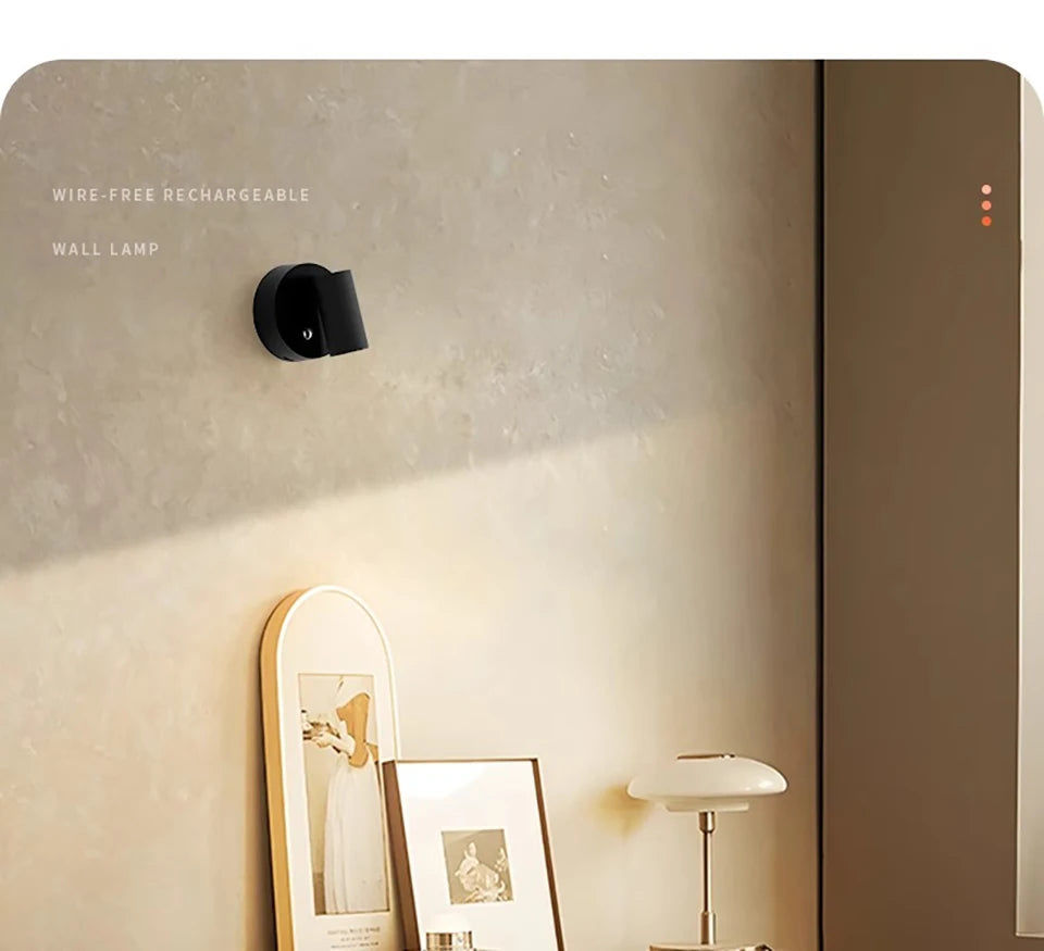 Magnetic LED Wall Lamp – Wireless, Removable, No Wiring, Home Decoration - The Prime Shop