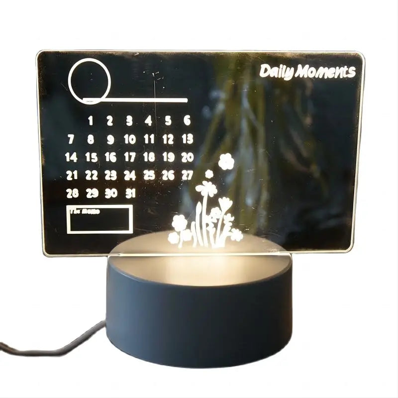 Creative LED Note Board Night Light – USB Rewritable Message Board for Kids’ Room Decor - The Prime Shop