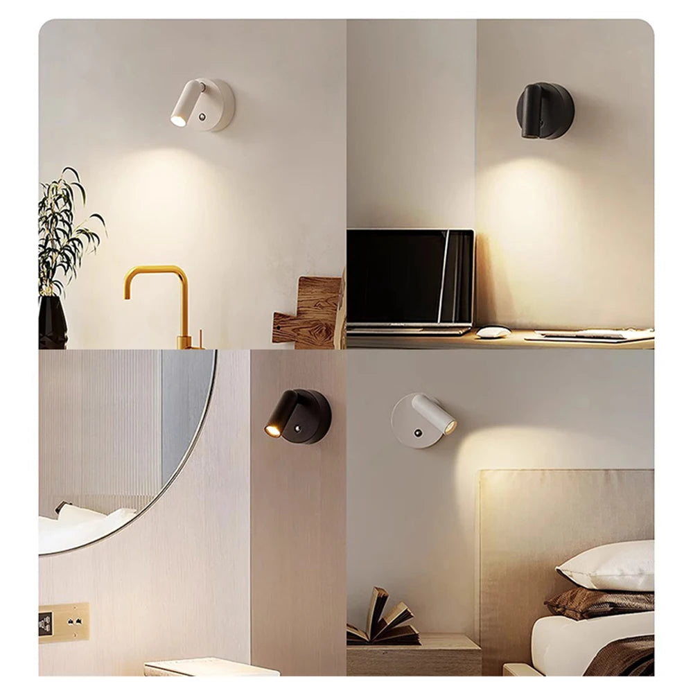 Magnetic LED Wall Lamp – Wireless, Removable, No Wiring, Home Decoration - The Prime Shop