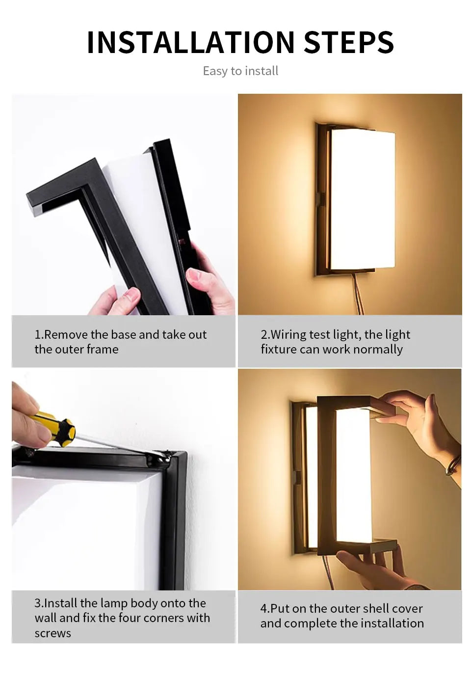 LED Outdoor Wall Light with Motion Sensor – Waterproof, Modern, 16W/10W - The Prime Shop