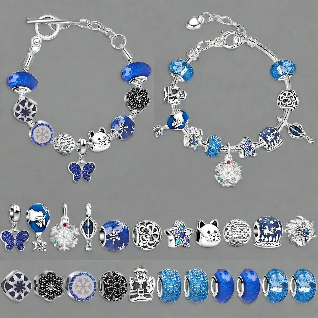 Zodiac Charm Bracelet Advent Calendar – 24 Days Crystal Jewelry Making Kit - The Prime Shop