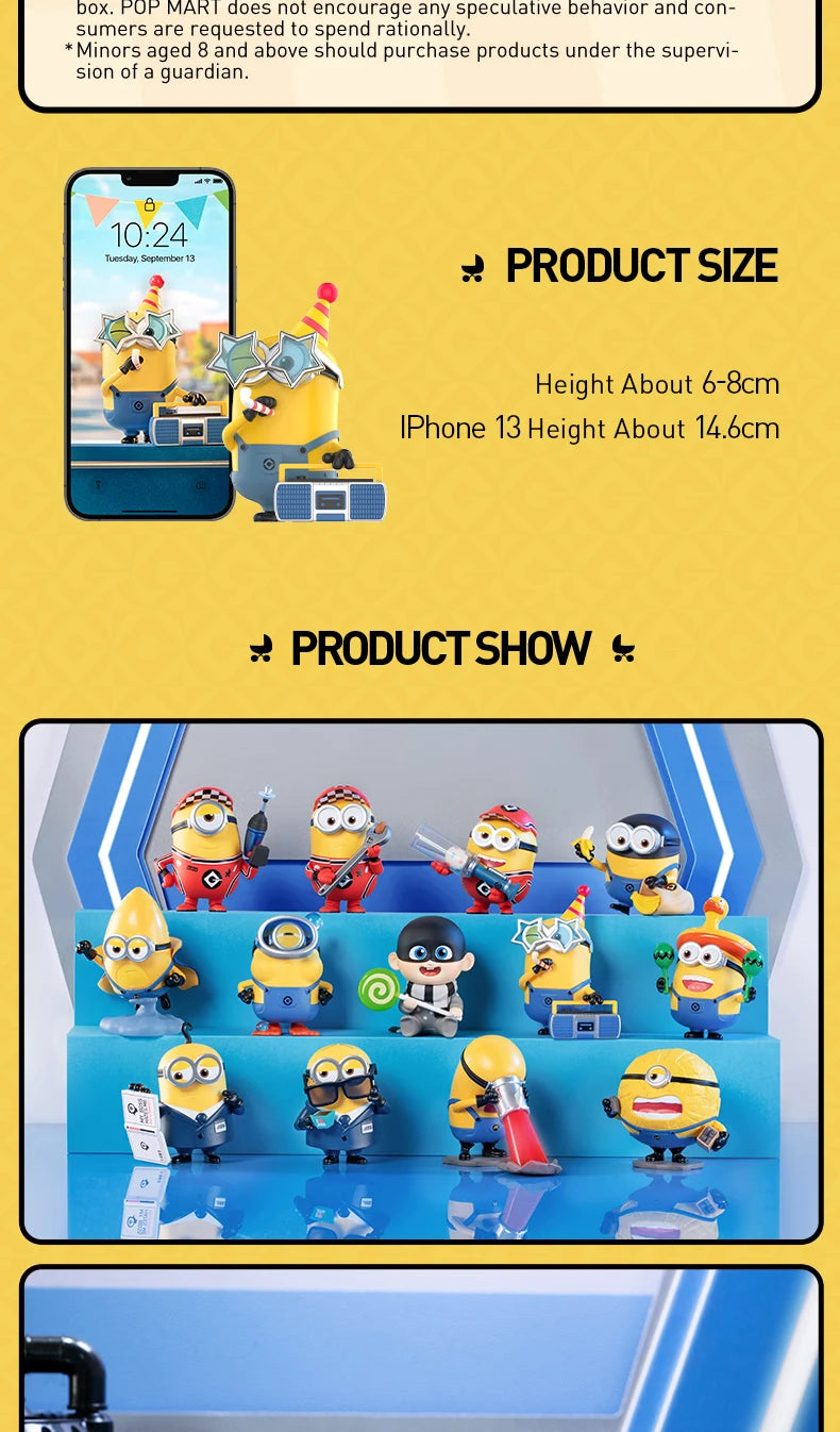 POP MART Despicable Me 4 Mystery Box – Minions Blind Box Action Figures, Perfect Birthday Gift - The Prime Shop