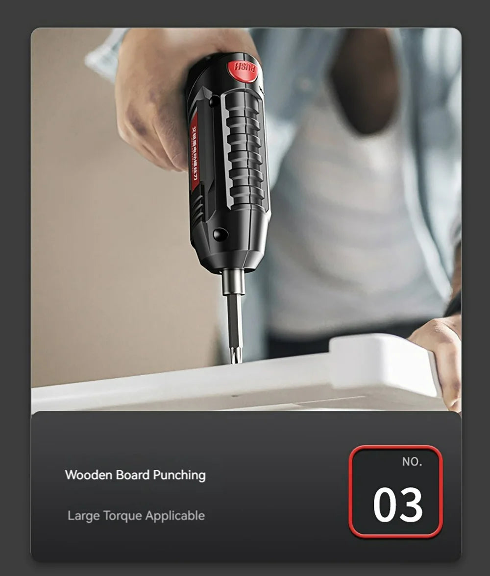 Portable Electric Screwdriver – Compact, Rechargeable Tool for Easy DIY Projects - The Prime Shop