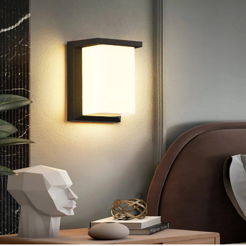 LED Outdoor Wall Light with Motion Sensor – Waterproof, Modern, 16W/10W - The Prime Shop