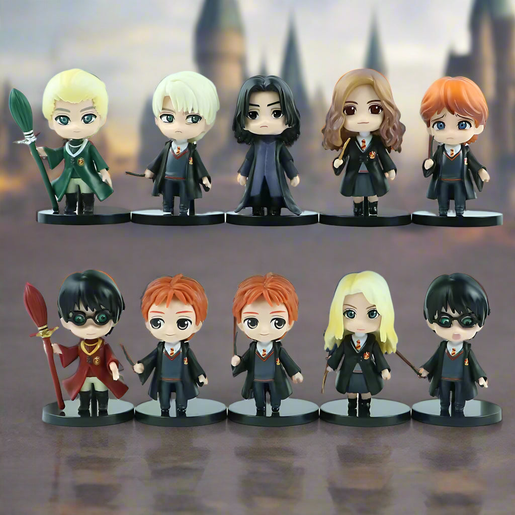 Harry Potter Q Version PVC Figures – Anime Doll Toys for Cake Decoration - The Prime Shop