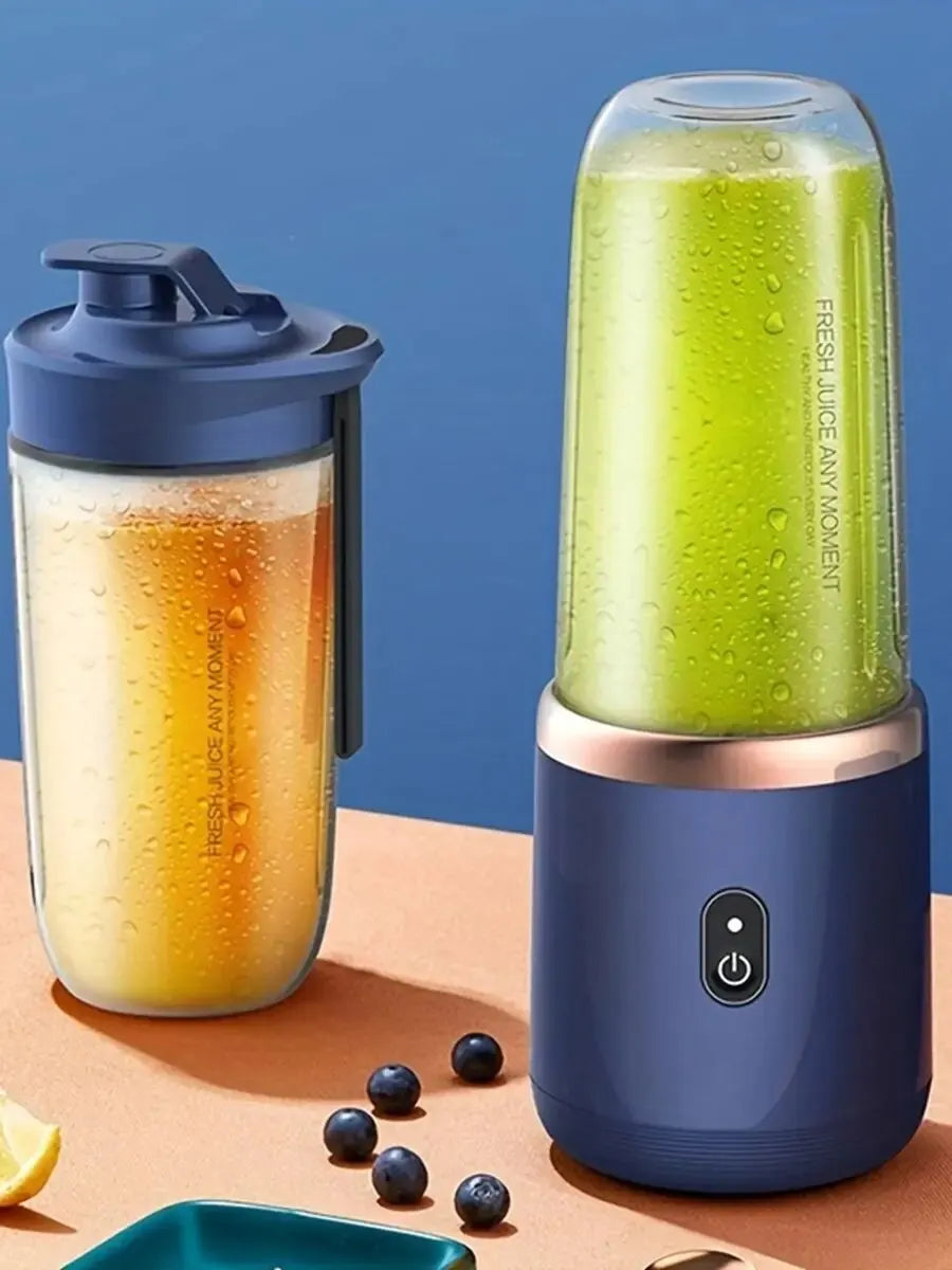 Portable Blender Bottle Electric 6 Blades Multifunction Juice Blender Fresh Juice Smoothie Blender Ice CrushCup Food Processor - The Prime Shop