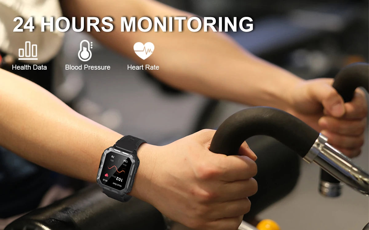 Pro Smart Watch C20 – Voice Assistant, Wireless Call, IP68 Waterproof for Android & iOS